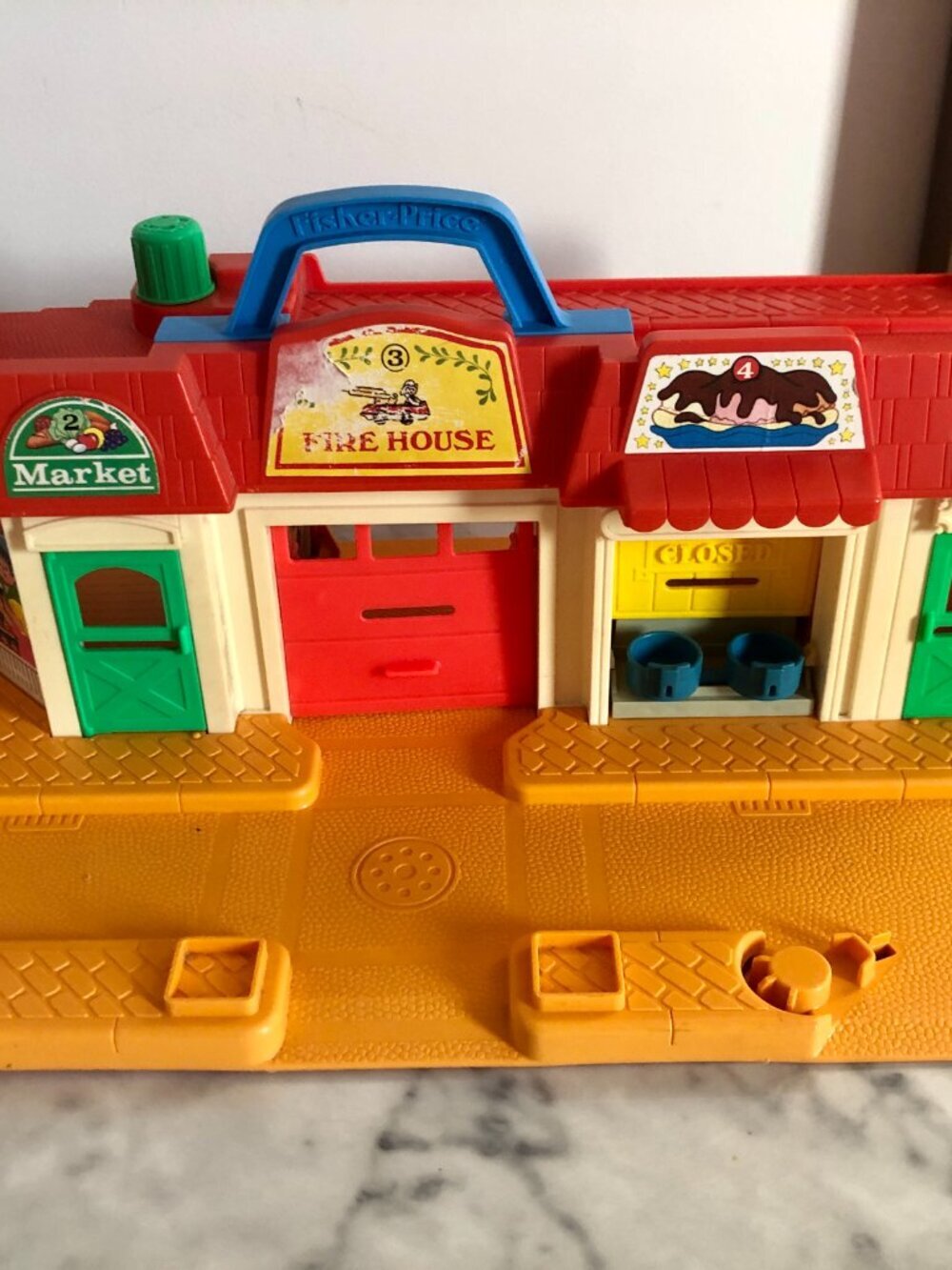 Fisher Price Little People Main Street House Village Mail #2500 Vintage 1986 - Picture 3 of 16